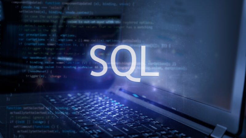 SQLと書かれた画面