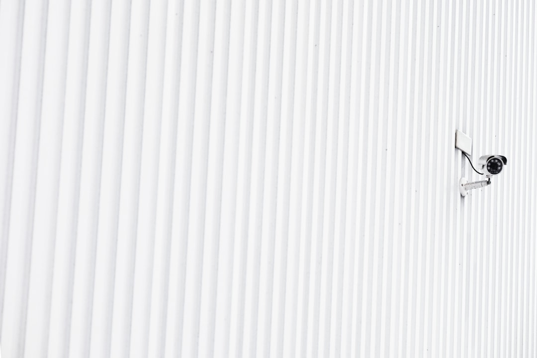 white security camera