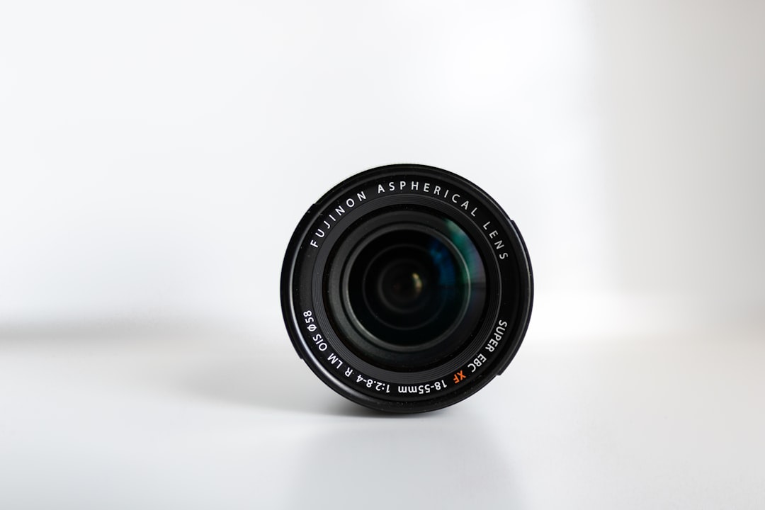 black camera lens