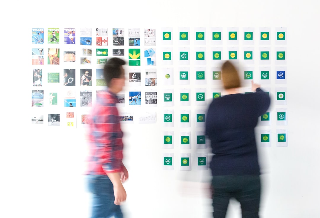 photo gallery collage on wall