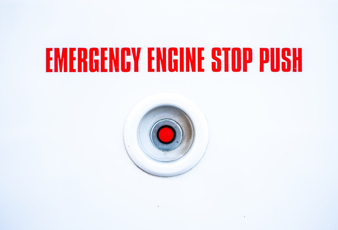 emergency shutdown switch button