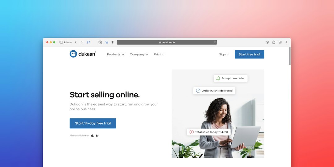 online shopping on a laptop