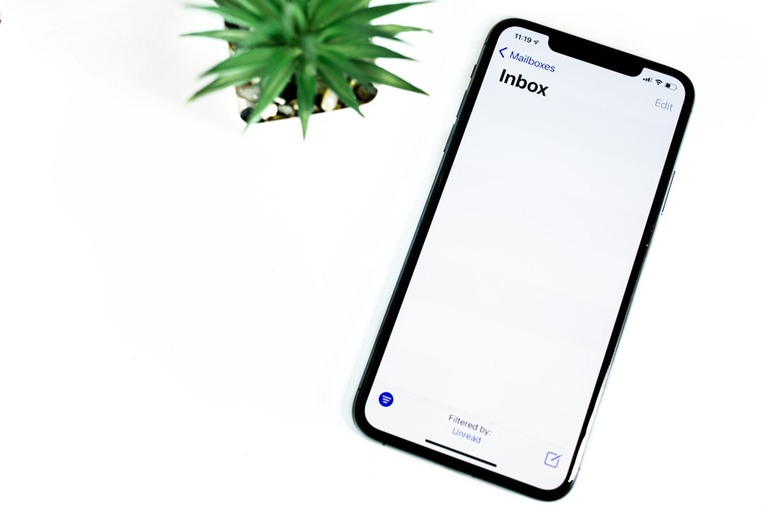 smartphone on white surface