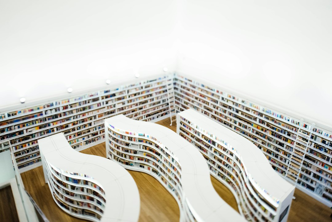 books in a library